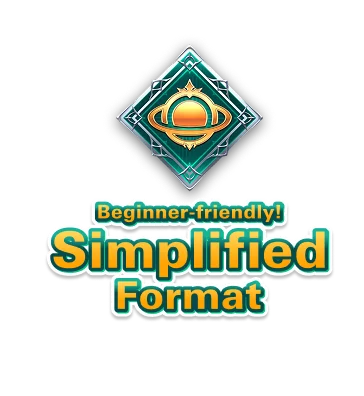 Beginner-friendly!<br>Simplified<br>Format